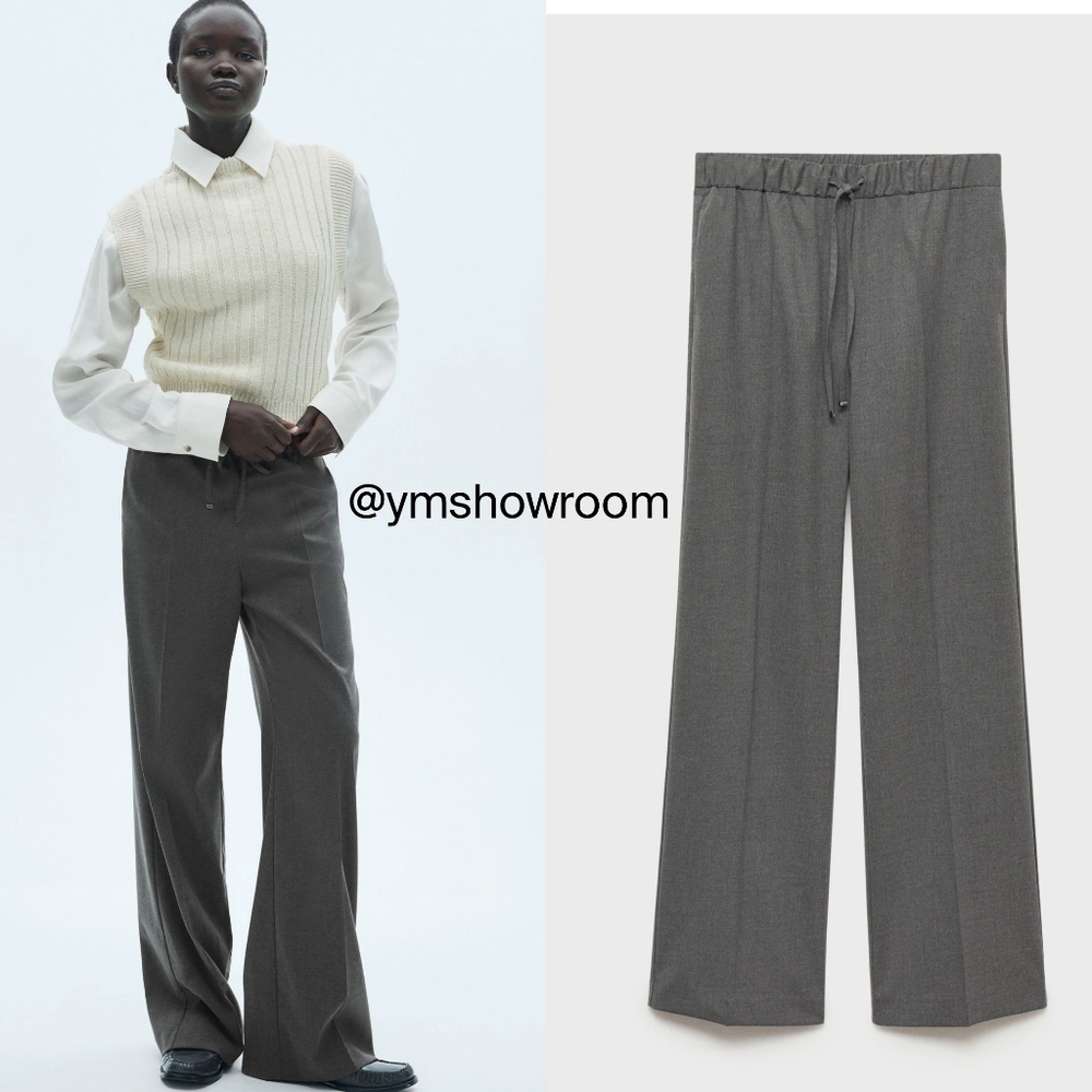 š„Last 1š„MANGO Drawstring Pants - Picture 2 of 8